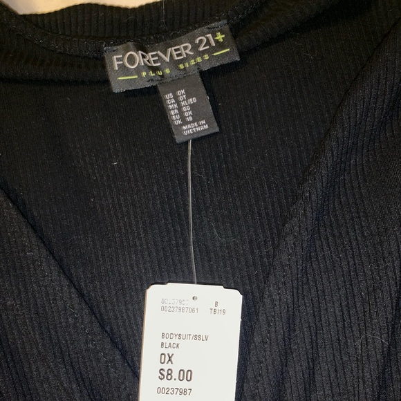 Short Sleeve Plus Size Body Suit - Picture 2 of 2